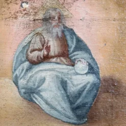 L'Annonciation, Italie, 17ème siècle, peinture à l'huile antique sur toile