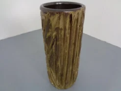 Large Brutalist Ceramic Umbrella Stand, Italy, 1960s