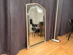 Large Crystal Mirror, Italy, 1960s