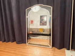 Large Crystal Mirror, Italy, 1960s
