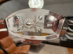 Large Crystal Mirror, Italy, 1960s