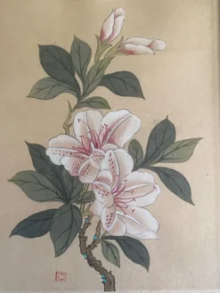 L'art japonais « kacho-ga » fleurs