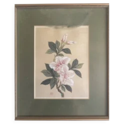 L'art japonais « kacho-ga » fleurs
