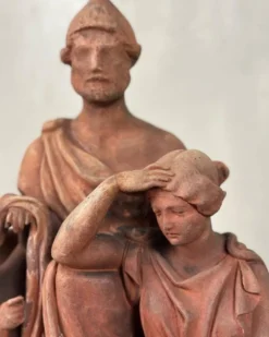 La sculpture, terre cuite originale signée et dédicacée, Charles Van Oemberg