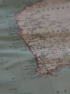 L'Australie, carte authentique imprimée en 1907