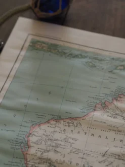 L'Australie, carte authentique imprimée en 1907