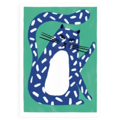 Le chat - illustration a4