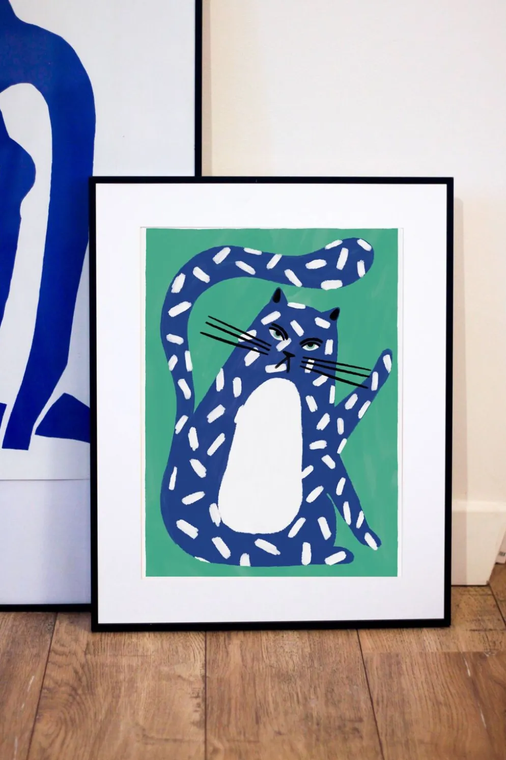 Le chat - illustration a4