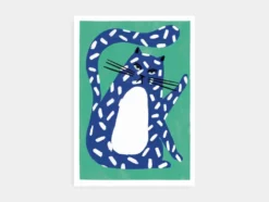 Le chat - illustration a4