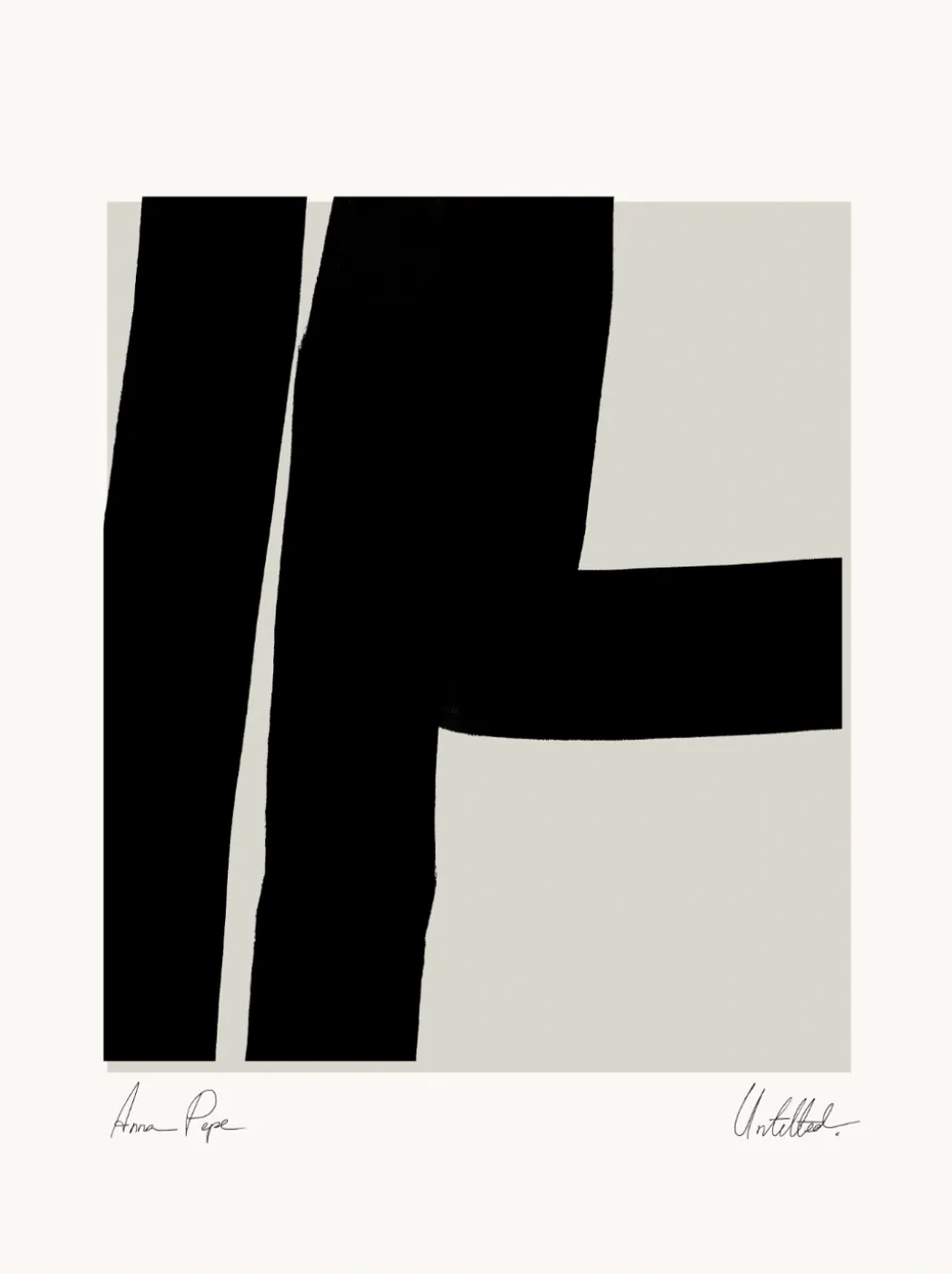 Lignes abstraites impression giclée, 50x70cm