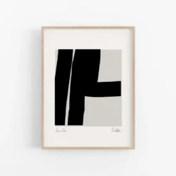 Lignes abstraites impression giclée, 50x70cm
