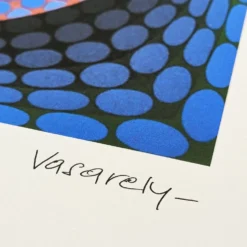 Lithographie de Victor Vasarely, édition limitée numérotée, années 1970