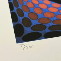 Lithographie de Victor Vasarely, édition limitée numérotée, années 1970