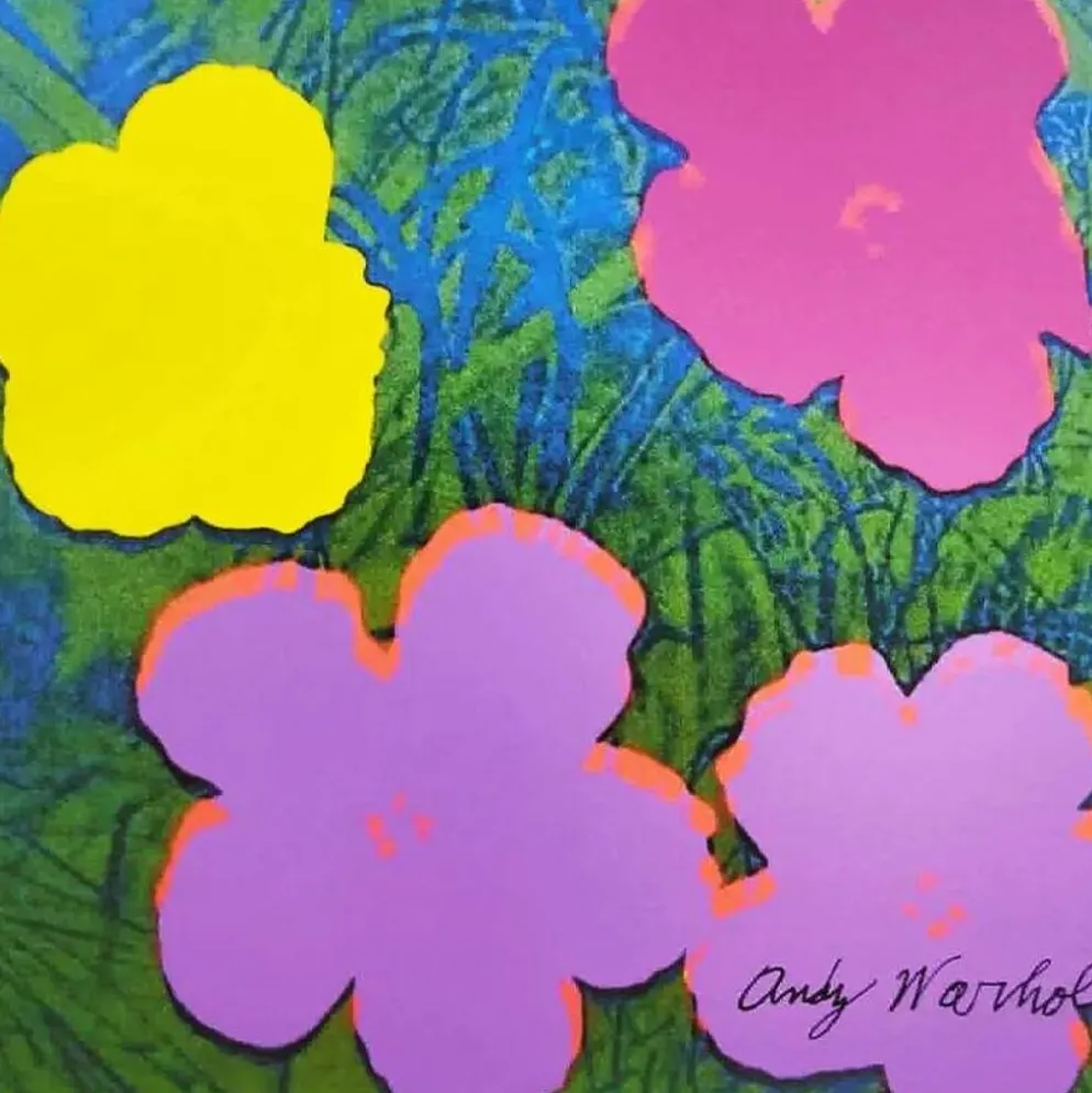 Lithographie Édition Limitée "Fleurs" par Andy Warhol par CMOA - Après - COA