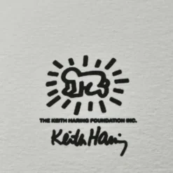 Lithographie en édition limitée de Keith Haring des années 1990