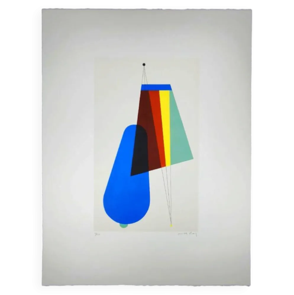 Lithographie en édition limitée de Man Ray, années 1970. Signée par l'auteur et numérotée au crayon.