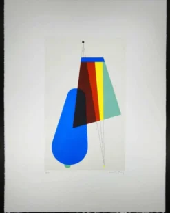 Lithographie en édition limitée de Man Ray, années 1970. Signée par l'auteur et numérotée au crayon.