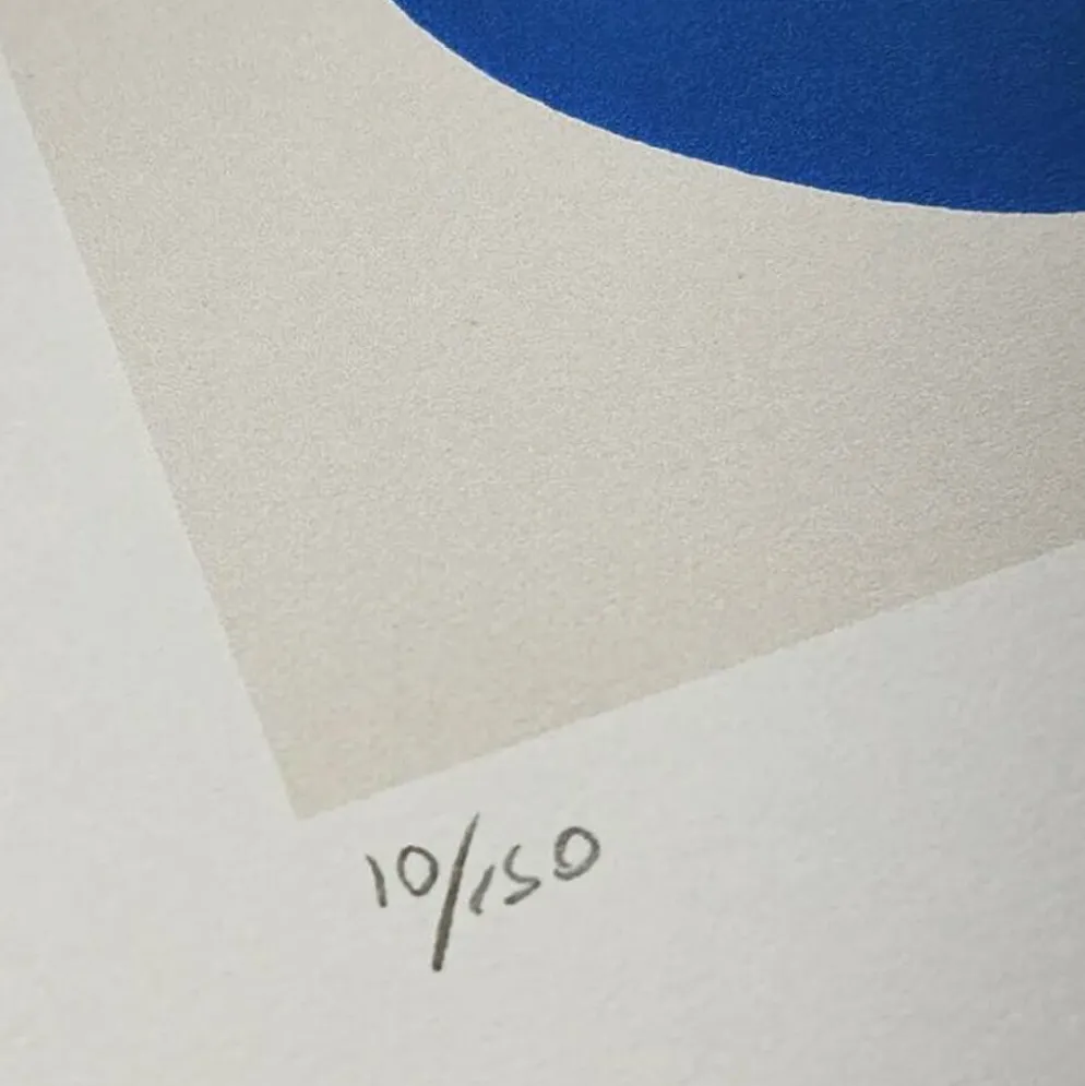 Lithographie en édition limitée de Man Ray, années 1970. Signée par l'auteur et numérotée au crayon.