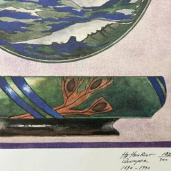 Lithographie HB Henriot Quimper signée et numérotée