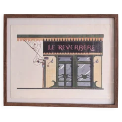 Lithographie "Le Réverbère" – Catherine d'Ortoli