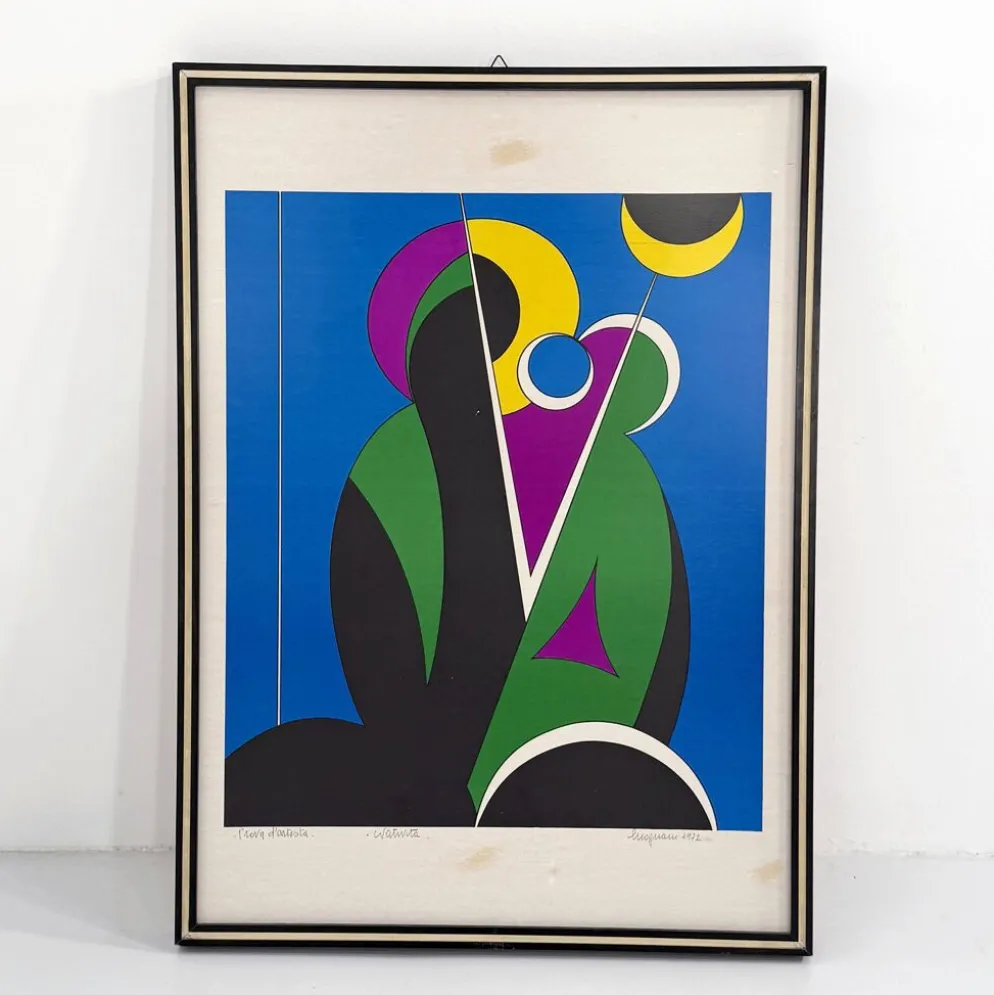 Lithographie “Natività" de Corrado Cicognani, 1970