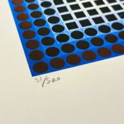 Lithographie numérotée en édition limitée de Victor Vasarely, années 1970