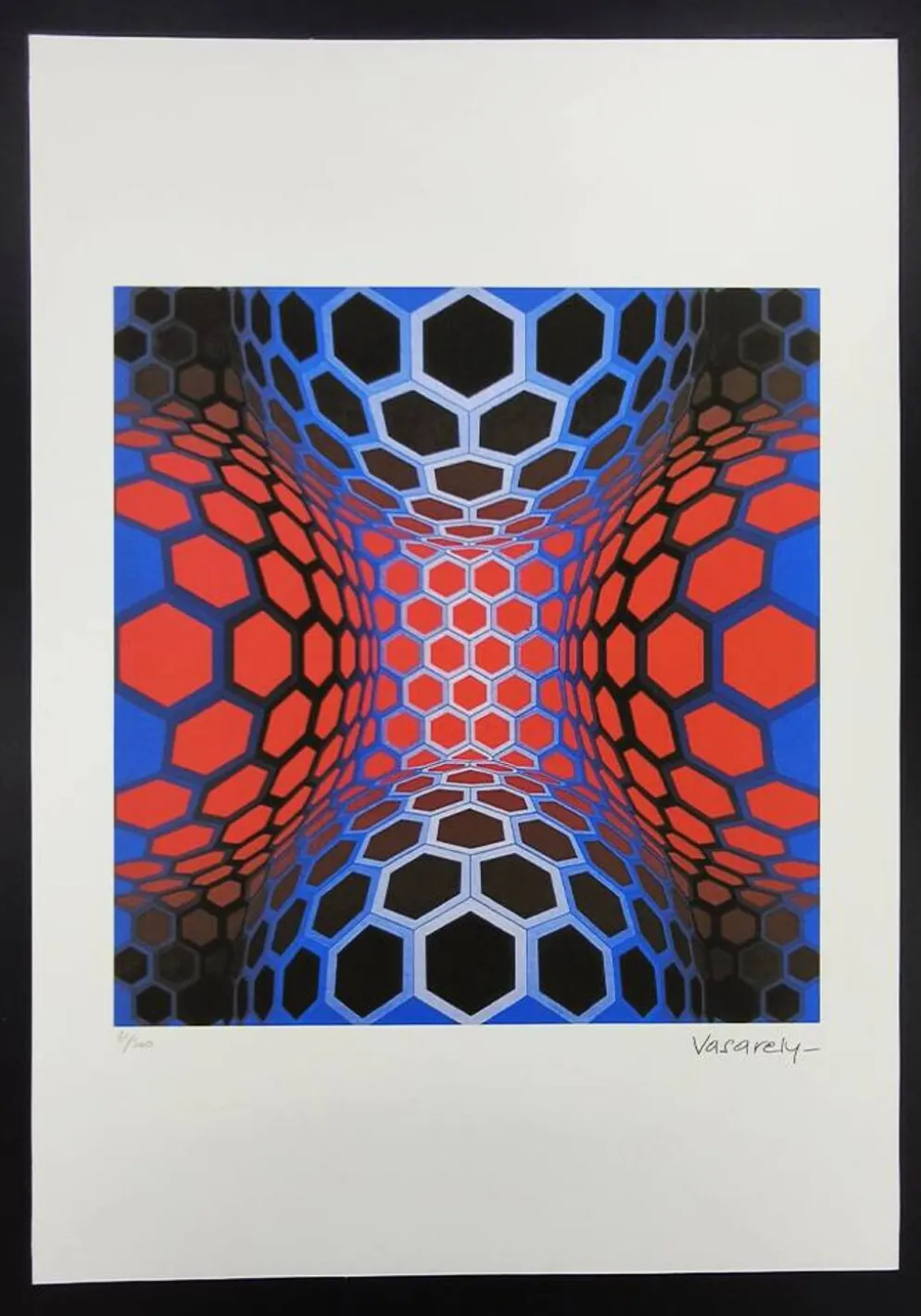 Lithographie numérotée en édition limitée de Victor Vasarely, années 1970
