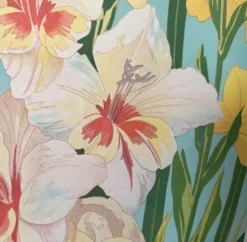 4 lithographies florales 1900