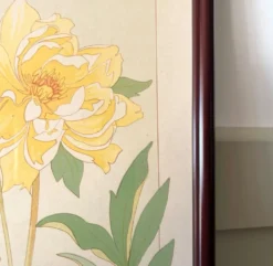 4 lithographies florales 1900