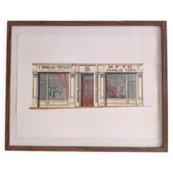 Lithographie "Ste Noailles Textiles" – Catherine d'Ortoli