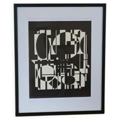 Lithographie Victor Vasarely d'après l'œuvre Anadyr, 1956