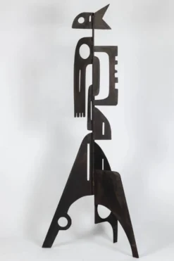 Léo Pascha, sculpture en métal, travail contemporain