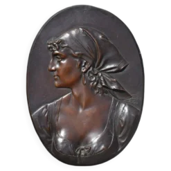 Léopold Harzé, Buste de paysanne (1881)