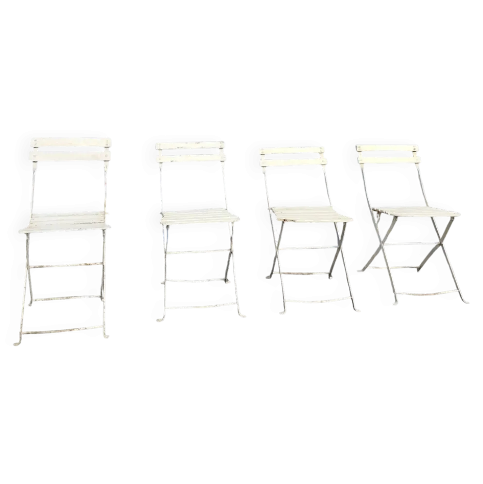 Lot de 4 chaises de jardin