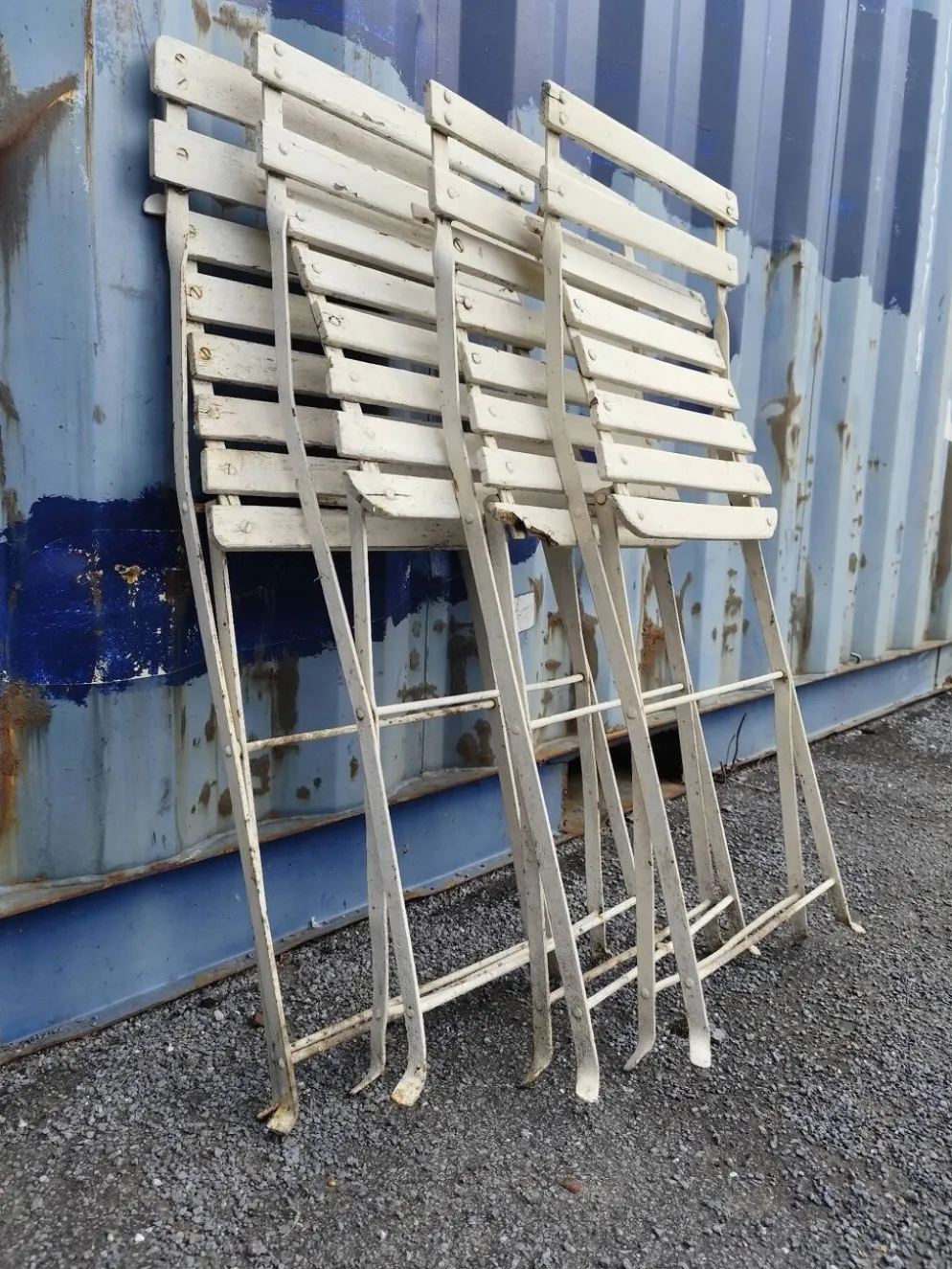 Lot de 4 chaises de jardin