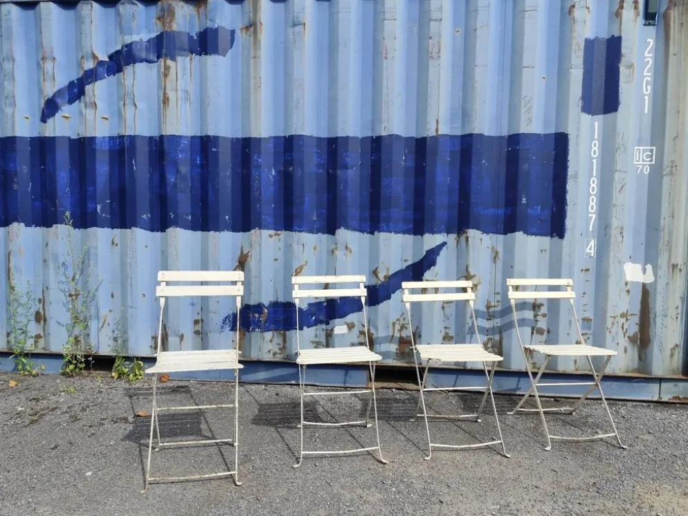 Lot de 4 chaises de jardin
