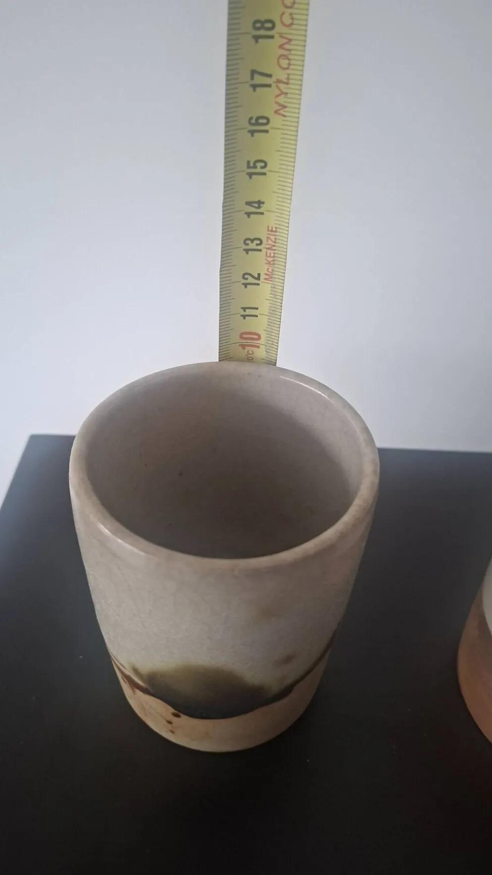Lot de deux mini vase Poterie La Colombe