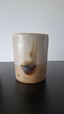 Lot de deux mini vase Poterie La Colombe