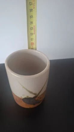 Lot de deux mini vase Poterie La Colombe