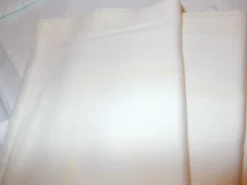 Lot de 6 grandes serviettes de table coton blanc ecru