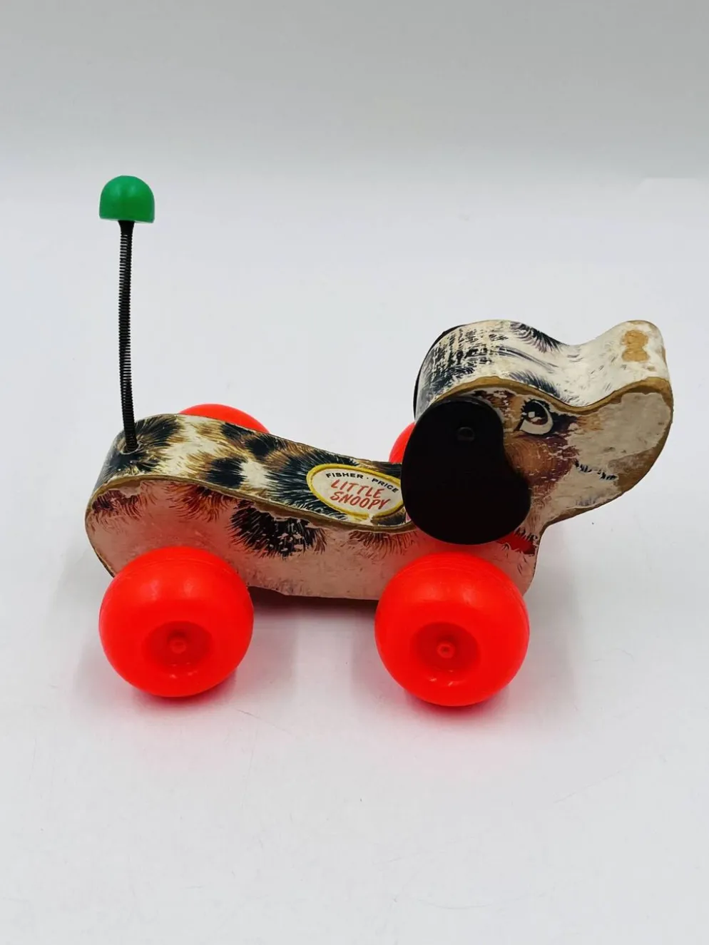 Lot de 4 jouets en bois Fisher-price années 60