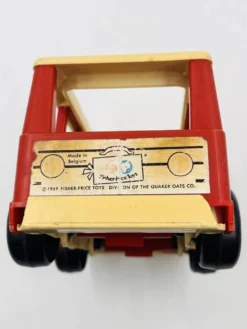 Lot de 4 jouets en bois Fisher-price années 60