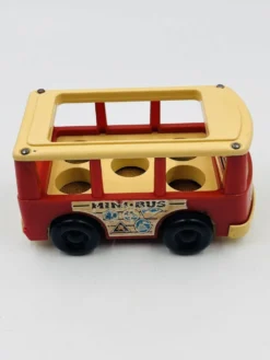 Lot de 4 jouets en bois Fisher-price années 60
