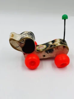 Lot de 4 jouets en bois Fisher-price années 60