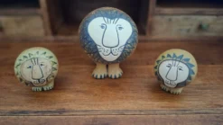 Lot de 3 lions en céramique Lisa larson/ Gustavsberg