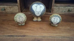 Lot de 3 lions en céramique Lisa larson/ Gustavsberg