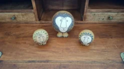Lot de 3 lions en céramique Lisa larson/ Gustavsberg