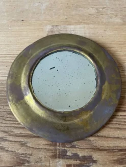 Lot de 4 miroirs en laiton vintage