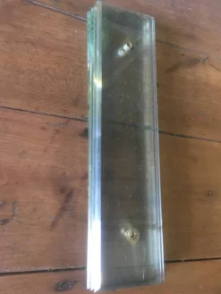 Lot de 4 plaques de propreté en verre biseauté GM