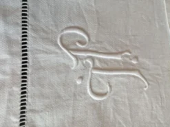 Lot de 6 serviettes anciennes brodées